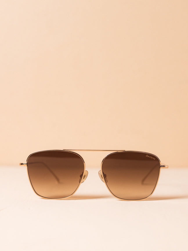 Illesteva Lewis Flat Sunglasses