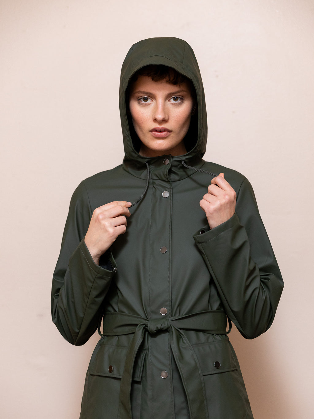 Curve Jacket in Green