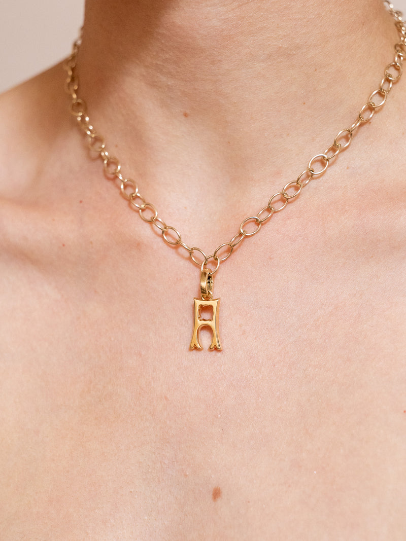 Small Letter "A" Pendant