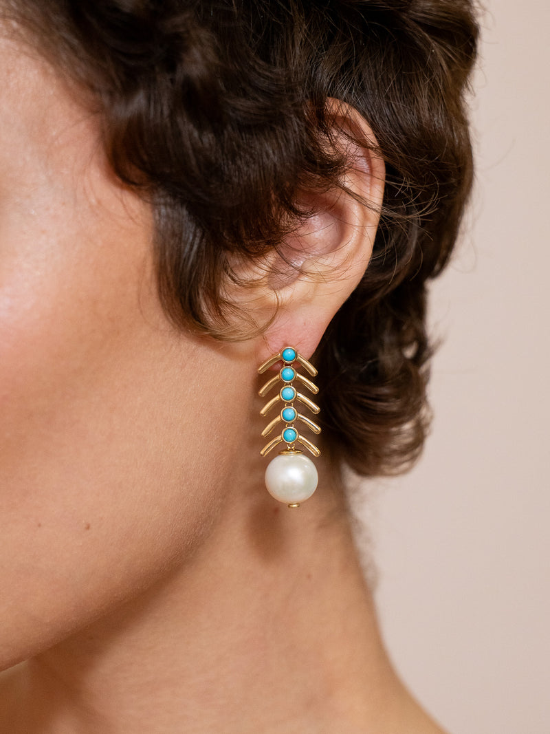 Piska Five Scale Earring