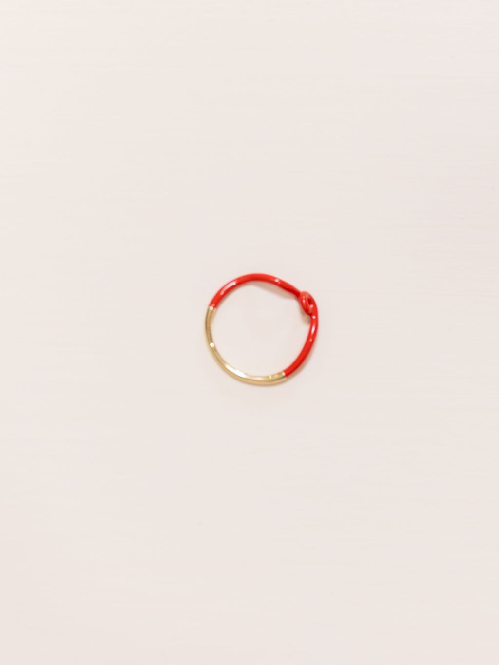 Wave Ring in Red