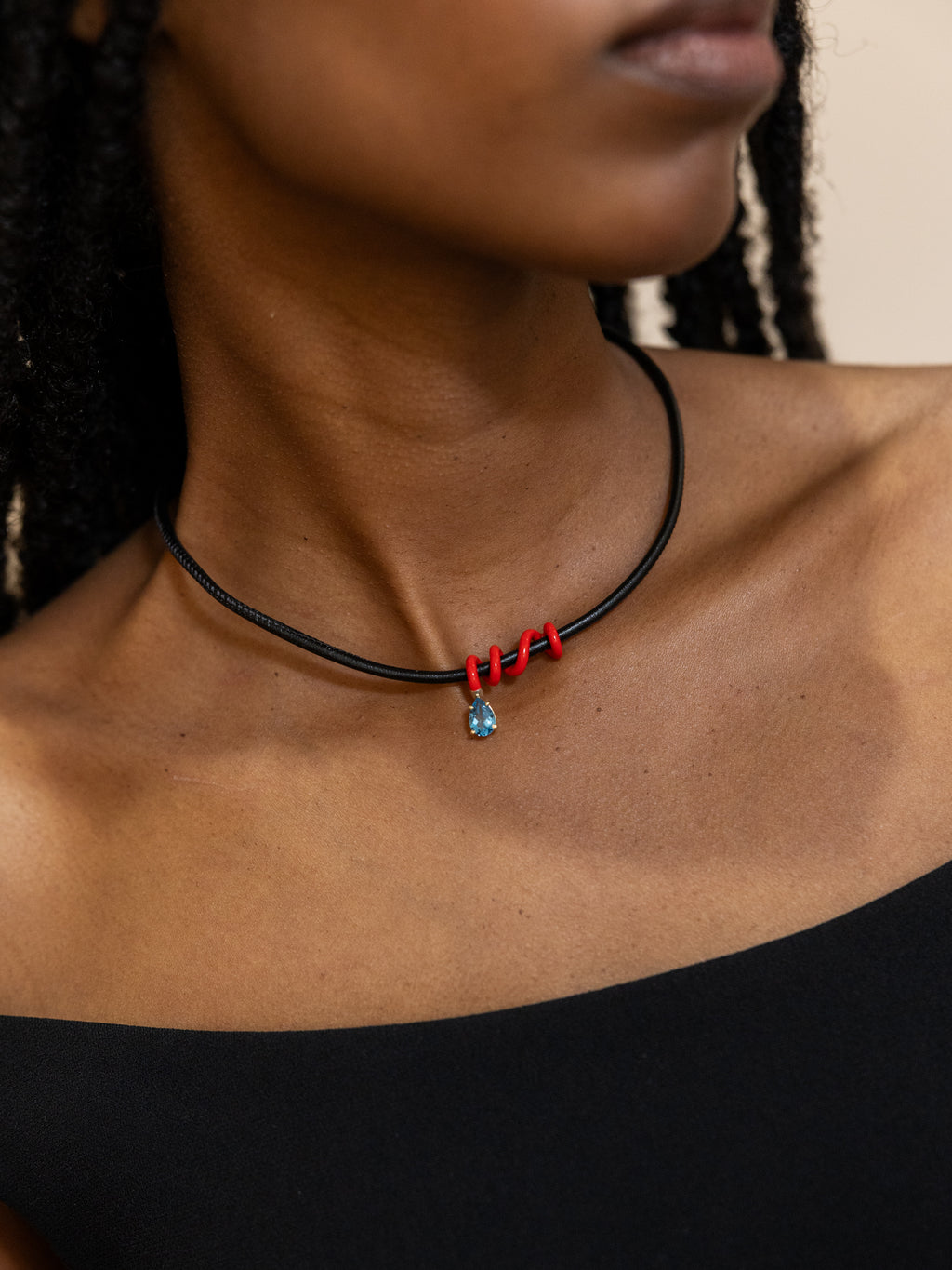 You're So Vine Necklace in Red