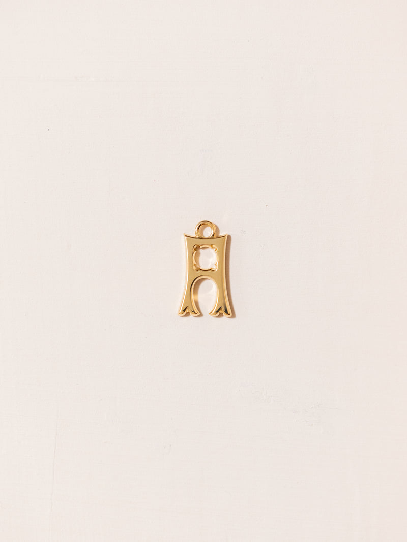 Small Letter "A" Pendant