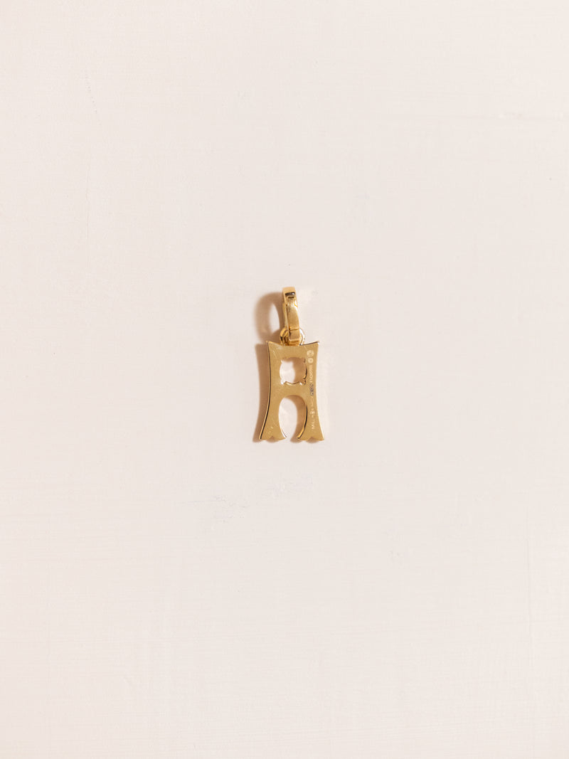 Small Letter "A" Pendant