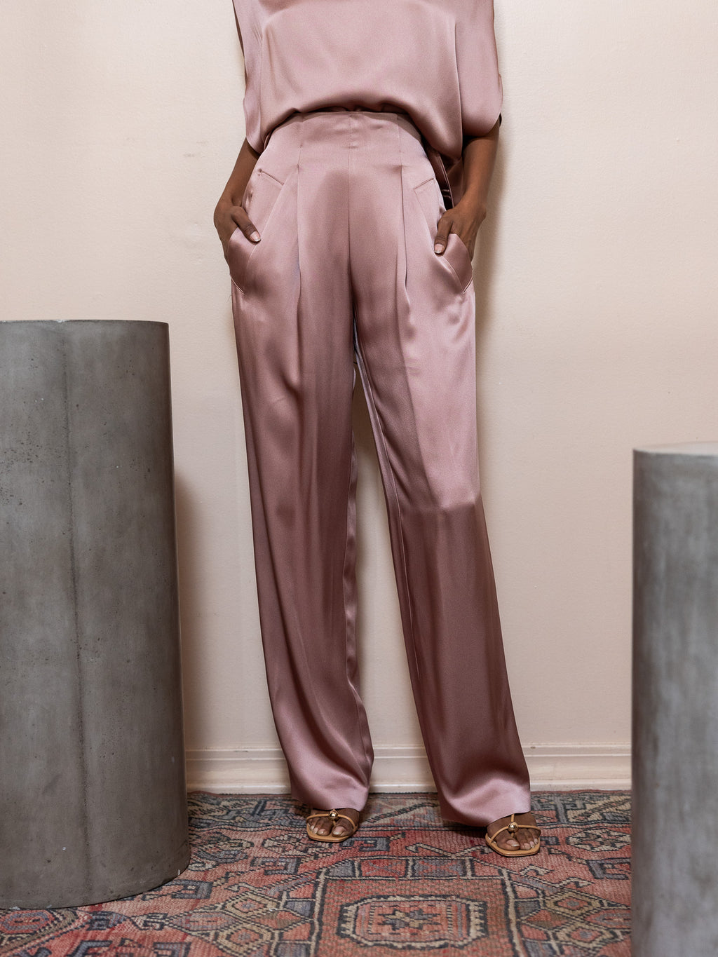 Satin Relaxed Pant