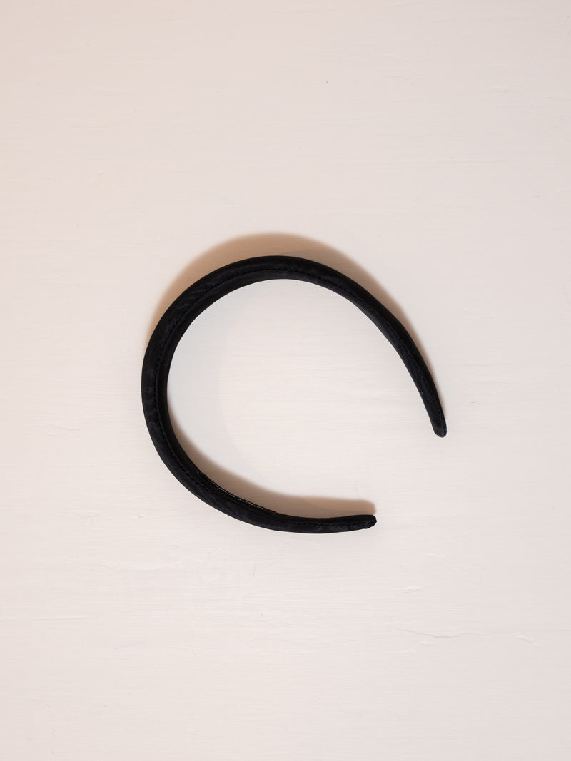 Marina Puffy Headband in Black