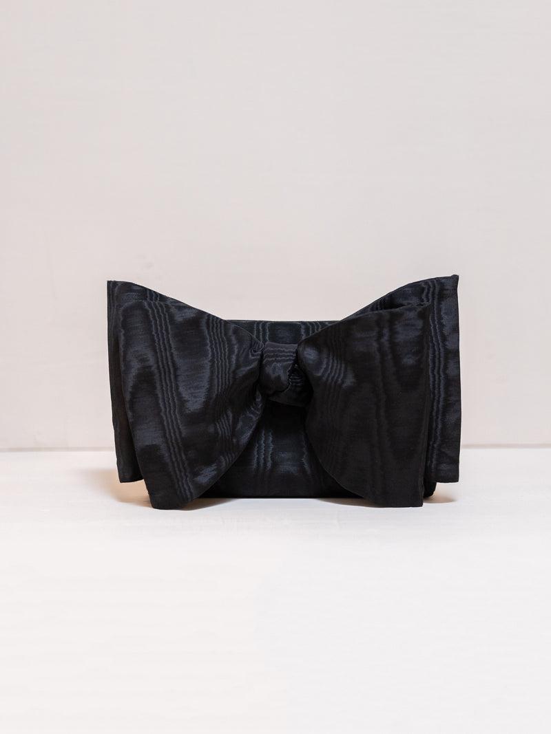 Valerie Bow Clutch in Black