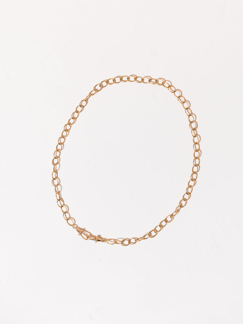 42 cm Rosa Micro Chain in Rose Gold