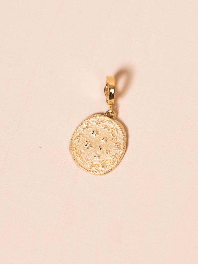 Zodiac Small Coin Bare Charm